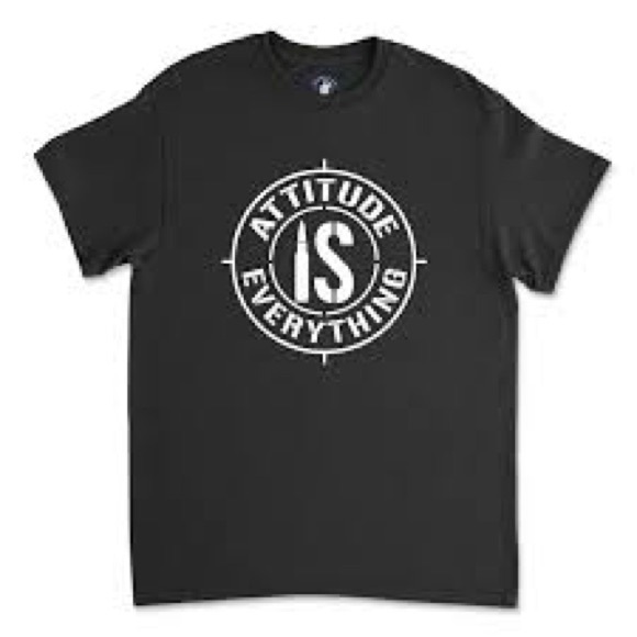 Gildan Black 'Attitude Is Everything' Tee - Picture 2 of 4